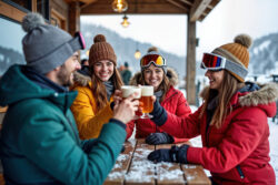 Pas op met borrelen op de piste!